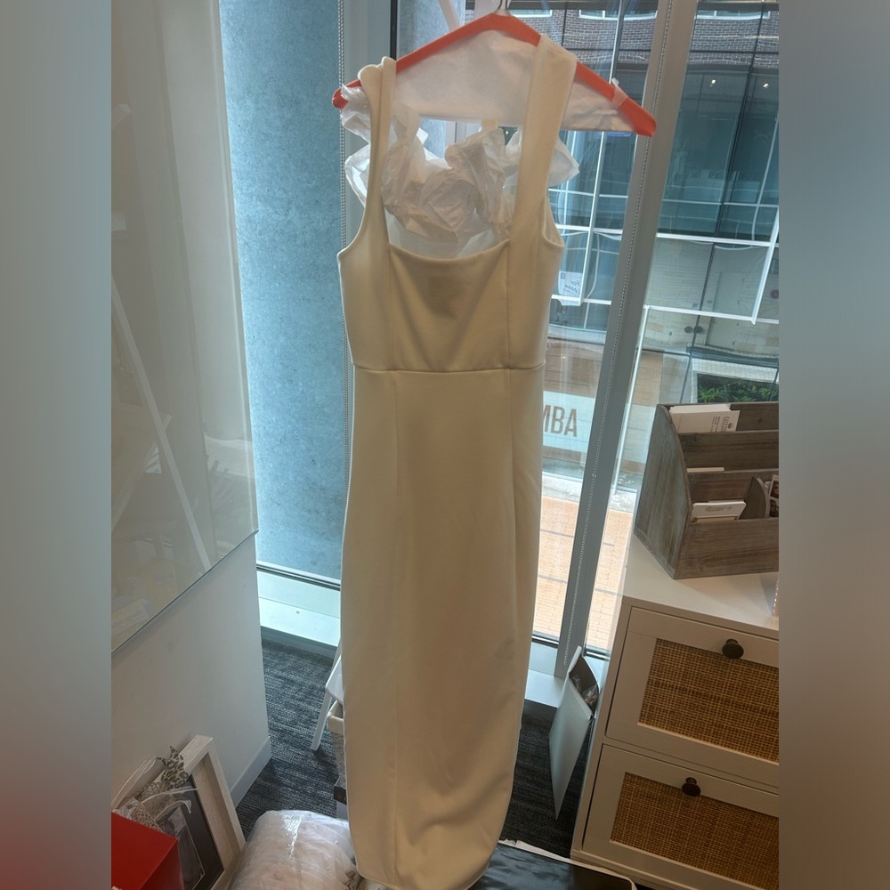 MUMU white dress.